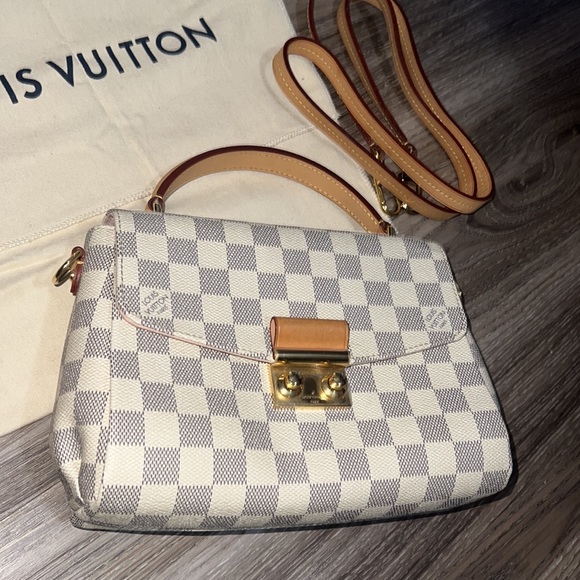 Authentic Louis Vuitton croisette in azur/pink interior - Picture 3 of 17